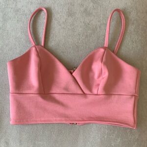 TOPSHOP - pink bra croptop - size US8 UK12